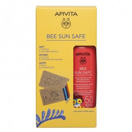 Apivita Promo Pack Bee Sun Safe Ενυδατική Αντηλιακή Λοσιόν για Παιδιά SPF50 200ml & Παιδικό Craft Puzzle 1τμχ.