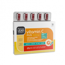 Pharmalead Vitamin C Plus 1500mg with Quercetin, Elderberry and Holy Basil 10 δισκία