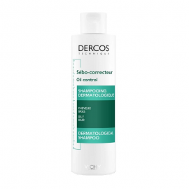 Vichy Dercos Oil Control Σαμπουάν για Βαθύ Καθαρισμό για Λιπαρά Μαλλιά 200ml