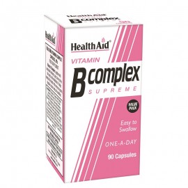Health Aid B Complex Supreme Σύμπλεγμα Βιταμινών B 90 κάψουλες