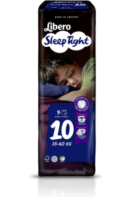 Libero Sleep Tight Πάνες Βρακάκι Νο 10 (35-60Kg), 9 τμχ