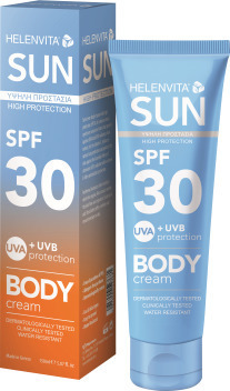 Helenvita Sun Body Cream SPF30 Αντηλιακή Κρέμα Σώματος με Υψηλό Δείκτη Προστασίας 150ml