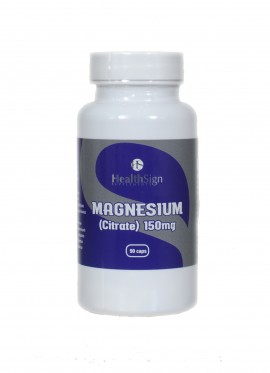 Health Sign Magnesium Citrate Μαγνήσιο για την Καλή Υγεία των Οστών  150mg 90caps