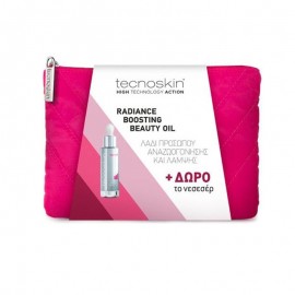 Tecnoskin Promo Pack Radiance Boosting Beauty Oil Λάδι προσώπου 30ml & Δώρο Νεσεσέρ