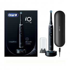 Oral-B iO Series 10 Ηλεκτρική Οδοντόβουρτσα με Χρονομετρητή, Αισθητήρα Πίεσης και Θήκη Ταξιδίου, 1τμχ