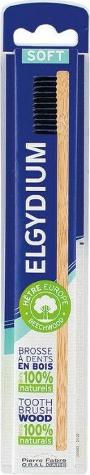 Elgydium Eco Friendly Οδοντόβουρτσα Ξύλινη, Φιλική προς το Περιβάλλον - Μαλακή 1Τμχ.