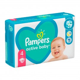 Pampers Πάνες Active Baby Maxi Pack No 4 (9-14 Kg) 46τμχ