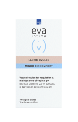 INTERMED Eva intima Lactic Ovules  10 κολπικά υπόθετα