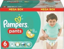 Pampers Pants Jumbo Pack No.6 (Extra Large) 16+ kg 88 τεμάχια