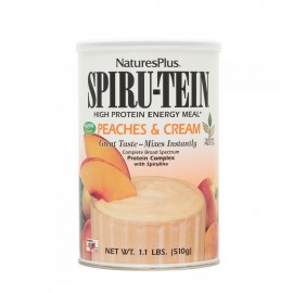 Natures Plus Spiru-Tein High-Protein Energy Meal Χωρίς Γλουτένη με Γεύση Peaches & Cream 510gr