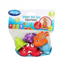 Playgro Under The Sea Squirtees Μπουγελόφατσες για 6+ Μηνών 5τμχ