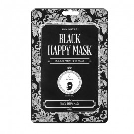 Kocostar Black Happy Mask Μάσκα Καθαρισμού με Άνθρακα 1τεμ.