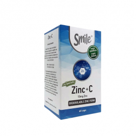 AM Health Smile Zinc 15mg & Vitamin C 500mg