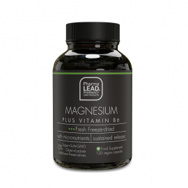 Pharmalead Black Range Magnesium Plus Vitamin B6 για την Ομαλή Λειτουργία των Μυών & του Νευρικού Συστήματος 120 vegan κάψουλες