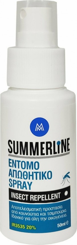 Medisei Summerline Εντομοαπωθητική Λοσιόν σε Spray 50ml