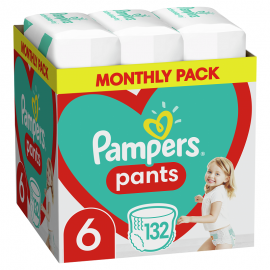 Pampers Pants Νο 6 Monthly Box 132τμχ (16+kg)