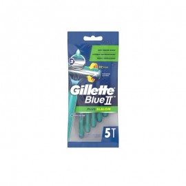 Gillette Blue II Plus Slalom Sensitive, Ξυραφάκια 2 Λεπίδες 5τμχ