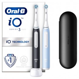 Oral-B iO 3 DUO  Ηλεκτρικές Οδοντόβουρτσες - Black & Blue 2 τεμ