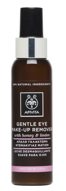 Αpivita Gentle Eye Make-Up Remover with Honey & Linden Απαλό Ντεμακιγιάζ Ματιών 100ml