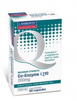 Lamberts Co - Enzyme Q10 200mg 60 caps