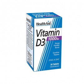 Health Aid Vitamin D3 1000iu Συμπλήρωμα Διατροφής με Βιταμίνη D3 30 ταμπλέτες