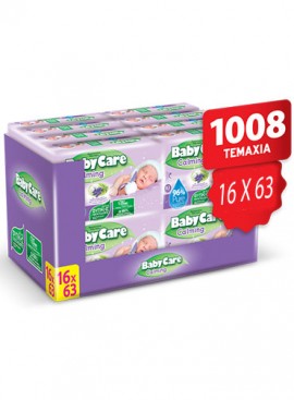 Babycare Calming Pure Water - Super Value Box 16x63τμχ