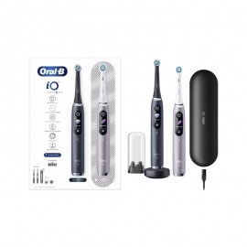 Oral-B iO Series 9 Ηλεκτρική Οδοντόβουρτσα Duo Black Onyx & Rose  2τμχ