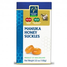 AM HEALTH Manuka Health Φυσικές Καραμέλες με μέλι Manuka MGO400 με φυσικό άρωμα λεμονιού, 100g