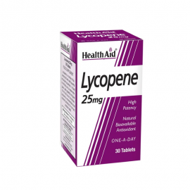Health Aid Lycopene 25mg για Υποστήριξη του Προστάτη 30 Ταμπλέτες