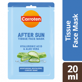 Carroten After Sun Tissue Face Mask Υφασμάτινη Μάσκα Προσώπου για μετά τον Ήλιο 20ml