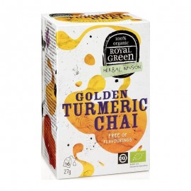 Royal Green Herbal Infusion Golden Turmeric Chai 16 Φακελάκια