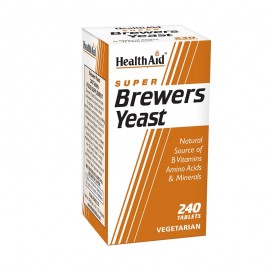 Health Aid Super Brewers Yeast Συμπλήρωμα Διατροφής με Μαγιά Μπύρας 240 ταμπλέτες