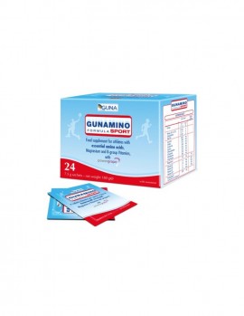 GUNA Gunamino Formula Sport συμπλήρωμα διατροφής με τα απαραίτητα αμινοξέα 24 sachets  x 7,5gr