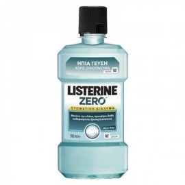 Listerine Zero Στοματικό Διάλυμα κατά της Πλάκας και της Κακοσμίας 500ml
