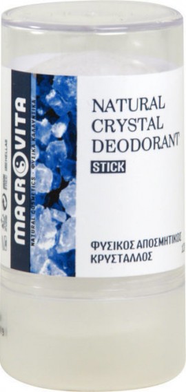 Macrovita Natural Crystal Deodorant Stick Φυσικός αποσμητικός κρύσταλλος 120gr 