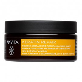 Apivita Keratin Repair Mask Μάσκα Θρέψης & Επανόρθωσης με Μέλι και Φυσική Κερατίνη 200ml