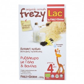 Frezyderm Frezylac Βιολογική Βρεφική Κρέμα Ρυζάλευρο Βανίλια με Γάλα 200gr