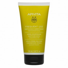 Apivita Gentle Daily Conditioner Απαλή Κρέμα Καθημερινής Χρήσης για Όλους τους Τύπους Μαλλιών Χαμομήλι & Μέλι 150ml