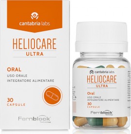 Heliocare Ultra-D Συμπλήρωμα Διατροφής 30 Caps. Περιέχει φυσικά αντιοξειδωτικά συστατικά και βιταμίνες C, D και Ε.