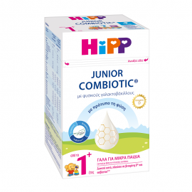 Hipp Junior Combiotic 1+ Γάλα από το 1ο Έτος με Φυσικούς Γαλακτοβάκιλλους με Metafolin 600gr