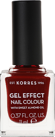 Korres Gel Effect Nail Colour No.59 Wine Red Βερνίκι Νυχιών 11ml
