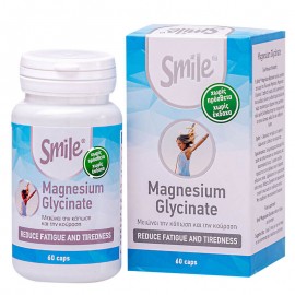 AM Health Smile Magnesium Glycinate Γλυκινικό Μαγνήσιο 60 κάψουλες