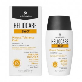 Heliocare 360 Mineral Tolerance Fluid SPF50+ Αντηλιακό Προσώπου, 50ml