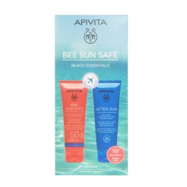 Apivita Set Bee Sun Safe Hydra Fresh Face & Body Milk SPF50 με Θαλάσσια Φύκη & Πρόπολη 100ml + After Sun Cool & Sooth Face & Body Gel Cream με Σύκο - Αλόη & Πρόπολη 100ml