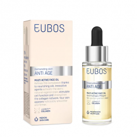 Eubos Anti Age Multi Active Face Oil Πλούσιο Έλαιο Περιποίησης για Πρόσωπο, Λαιμό και Ντεκολτέ 30ml