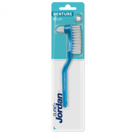 Intertrade Jordan Denture Brush Οδοντόβουρτσα για Τεχνητές Οδοντοστοιχίες Μπλε 1τμχ