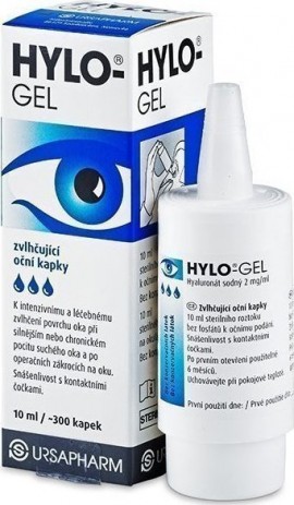 Ursapharm Hylo-Gel 10ml Λιπαντικές Οφθαλμικές Σταγόνες