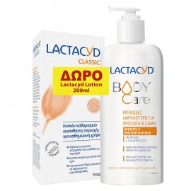 Lactacyd Promo Pack Body Care Deeply Nourishing Shower Cream 300ml & Δώρο Classic Intimate Washing Lotion 200ml