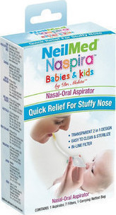 NeilMed Naspira Babies & Kids Ρινικος Αναρροφητήρας για Βρέφη & Παιδιά 1 Τμχ