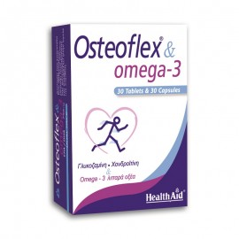 Health Aid Osteoflex & Omega 3 Συμπλήρωμα για την Υγεία των Αρθρώσεων 30 κάψουλες & 30 ταμπλέτες